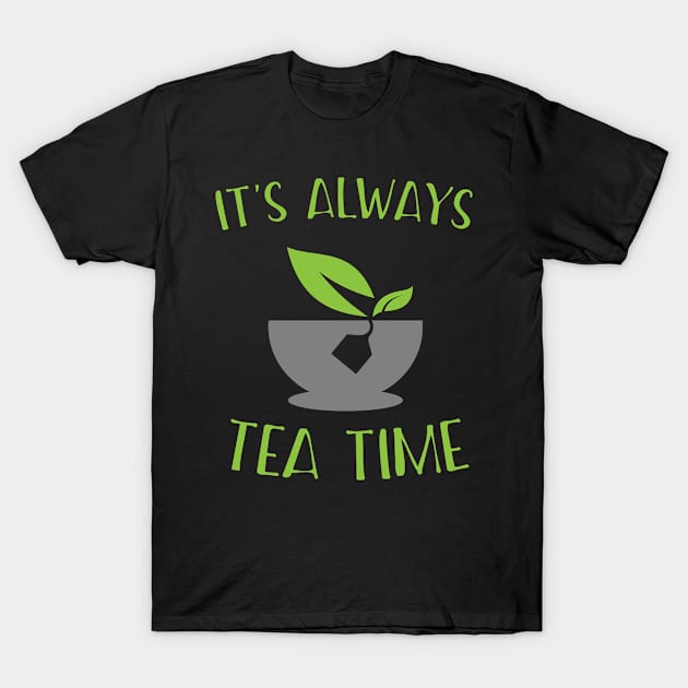 IT'S ALWAYS TEA TIME T-Shirt by Lin Watchorn 